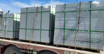 抚州 芝麻白花岗岩地铺石装车日常