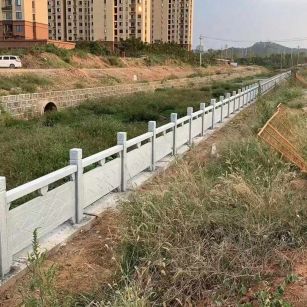 抚州 白麻河道栏杆效果展示图
