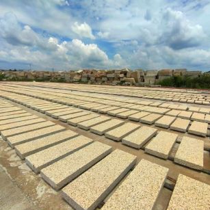 抚州 黄金麻荔枝面花岗岩石材地铺石防护中