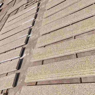 抚州 黄金麻花岗岩光面楼梯踏步