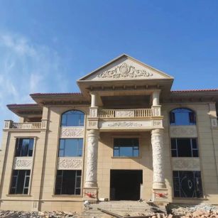 抚州 黄金麻花岗岩别墅外墙干挂