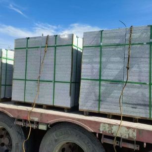 抚州 芝麻白花岗岩地铺石装车日常