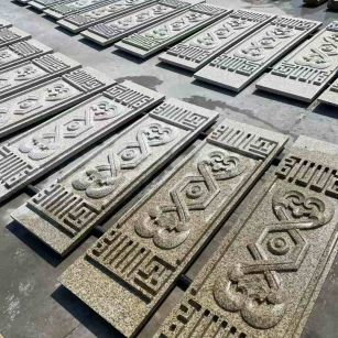 抚州 黄金麻花岗岩外墙雕刻板