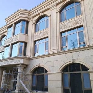 抚州 黄金麻花岗岩别墅外墙干挂