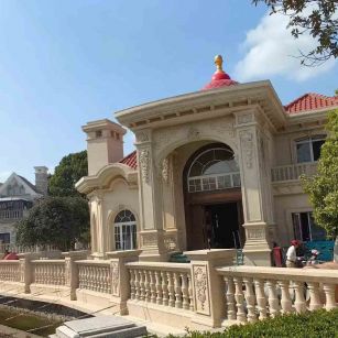 抚州 黄金麻花岗岩欧式别墅