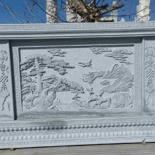 抚州 芝麻白大型照壁，屏风，影壁