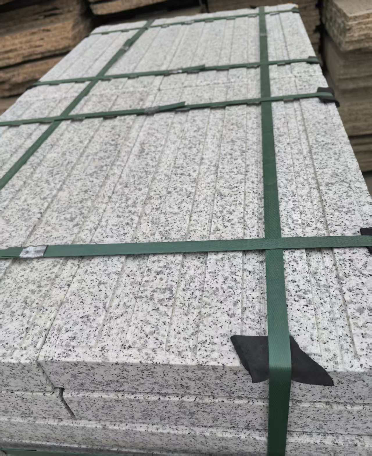 抚州 白麻花岗岩直行盲道石，盲条，地铺石