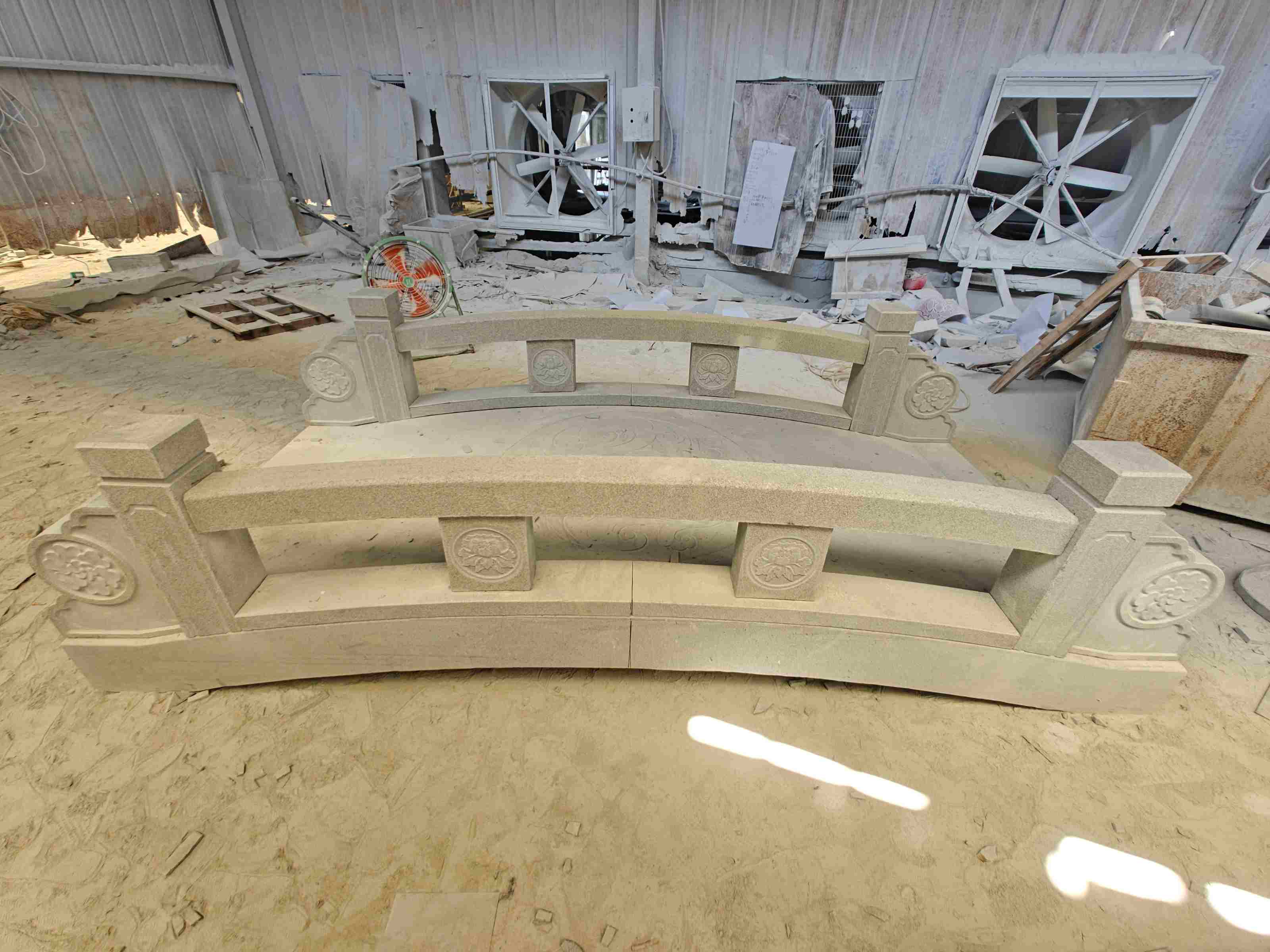 抚州 芝麻灰花岗岩异形加工-拱桥，石桥