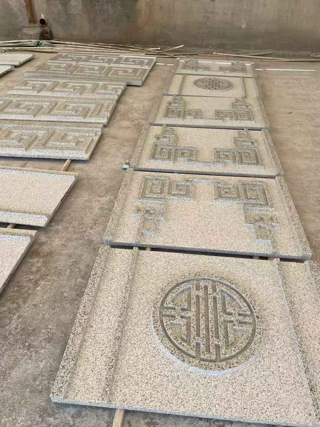 抚州 白麻花岗岩外墙立面雕刻板