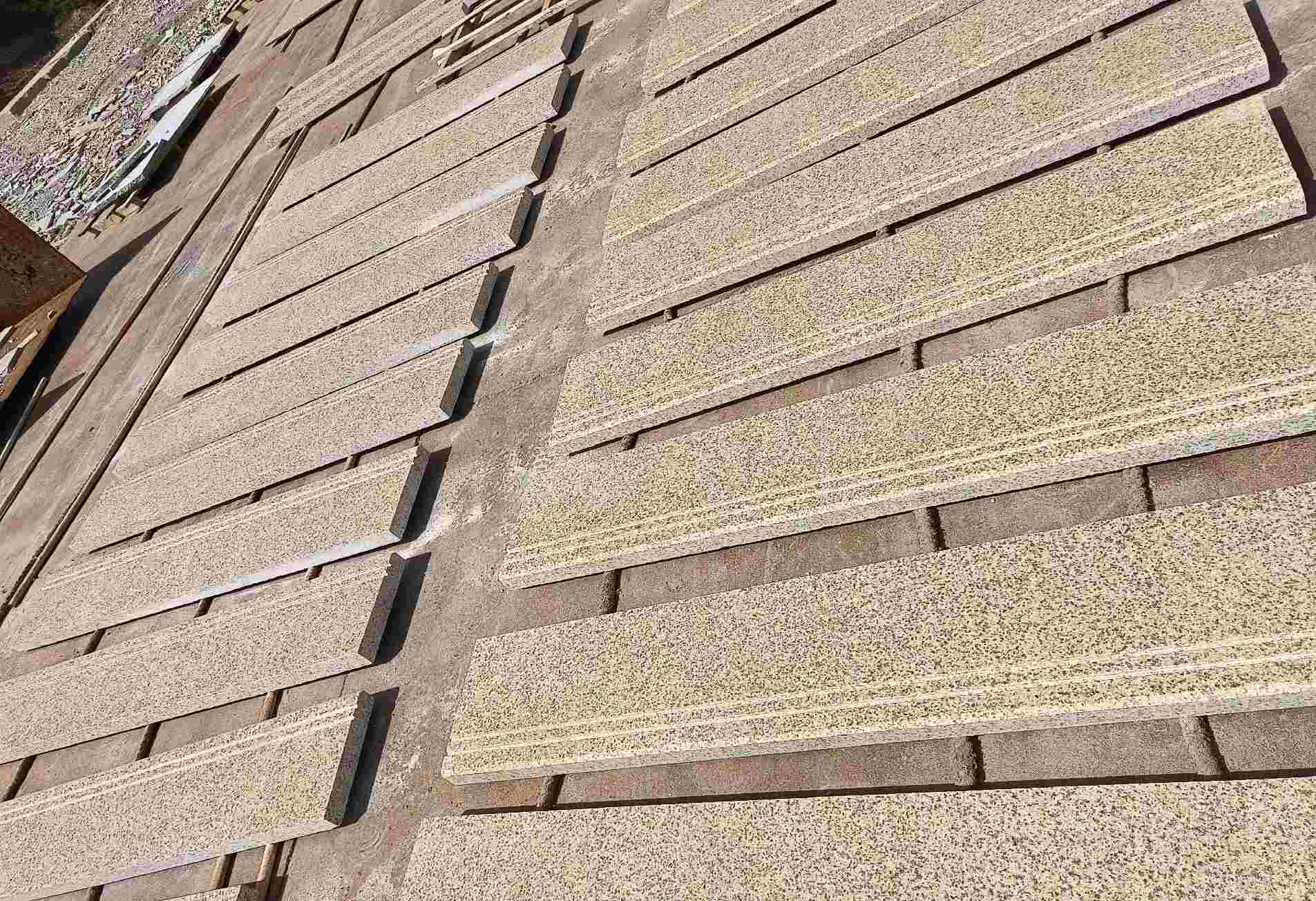 抚州 黄金麻花岗岩光面楼梯踏步