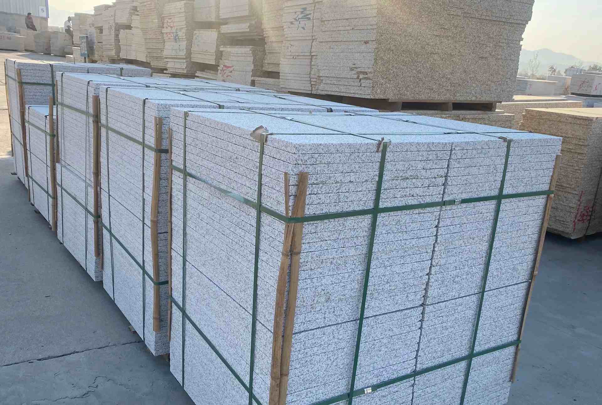 抚州 白麻花岗岩荔枝面地铺石